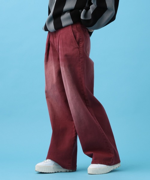 PBLIM(ページボーイリム)の「PBLIM/タックデニムパンツ(デニムパンツ・レディース・レッド/ブラック/ライトブルー・MEDIUM/LARGE)」の13枚目の写真