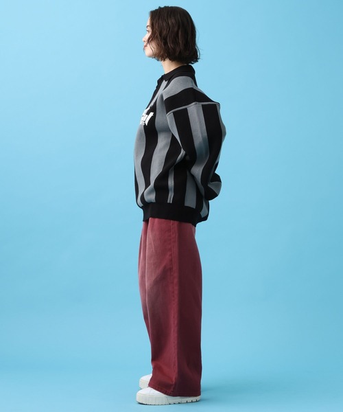 PBLIM(ページボーイリム)の「PBLIM/タックデニムパンツ(デニムパンツ・レディース・レッド/ブラック/ライトブルー・MEDIUM/LARGE)」の16枚目の写真