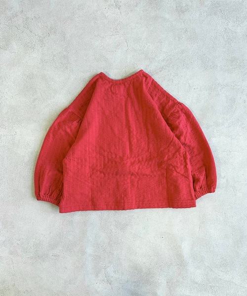 HOGAN RANCH WEAR（ホーガンランチウエア）の「ニットサッカーカーディガン（80～140cm）（カーディガン/ボレロ・キッズ・パープル/ライトグレー/レッド/ブルー・80/90/100/110/120/130/140）」の18枚目の写真