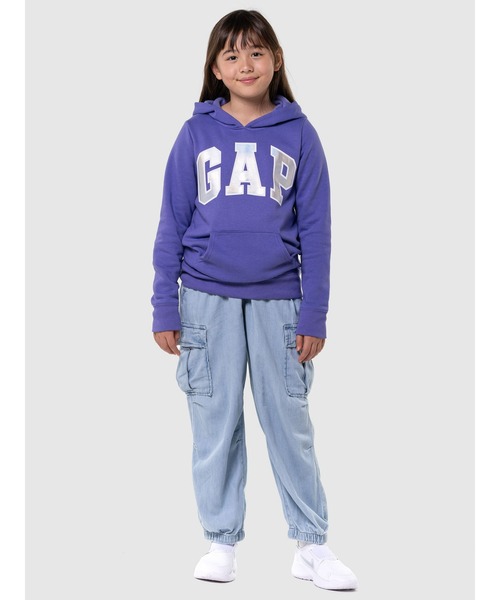 GAP（ギャップ）の「デニムカーゴパラシュートパンツ（キッズ）（デニムパンツ・キッズ・ライトインディゴブルー・S/M/L/XL/XXL/XS）」の3枚目の写真