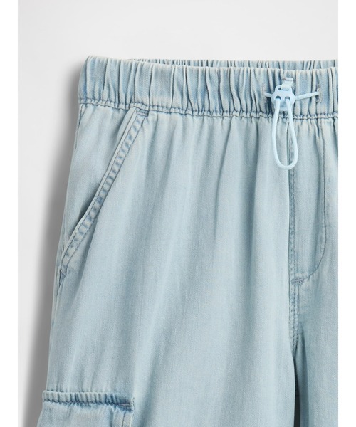 GAP（ギャップ）の「デニムカーゴパラシュートパンツ（キッズ）（デニムパンツ・キッズ・ライトインディゴブルー・S/M/L/XL/XXL/XS）」の10枚目の写真