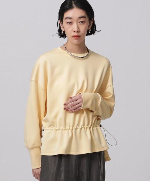 GALLEST（ギャレスト）の「スピンドルスウェットトップス（スウェット・レディース・ライトイエロー系/グレー/ブラック・34/38）」の3枚目の写真