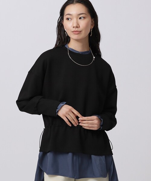 GALLEST（ギャレスト）の「スピンドルスウェットトップス（スウェット・レディース・ライトイエロー系/グレー/ブラック・34/38）」の2枚目の写真