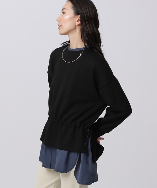 GALLEST（ギャレスト）の「スピンドルスウェットトップス（スウェット・レディース・ライトイエロー系/グレー/ブラック・34/38）」の6枚目の写真