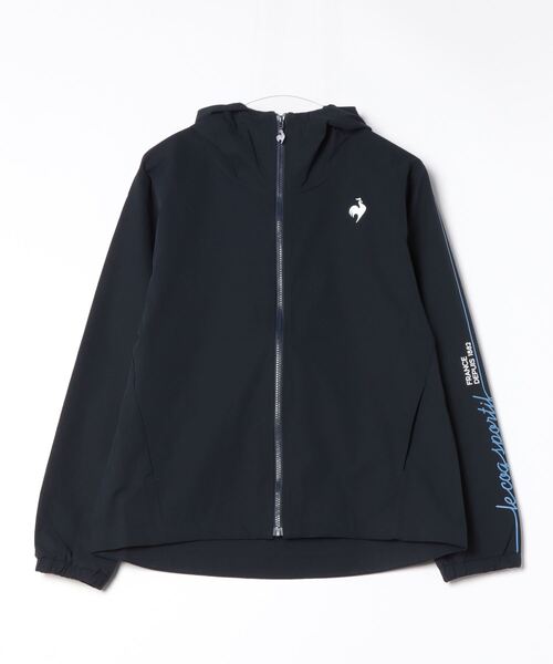 le coq sportif(ルコックスポルティフ)の「ルコックスポルティフ ストレッチクロス ジャケット(パーカー・レディース・ベージュ/ネイビー/コーラル/ホワイト・S/M/L/XL)」の1枚目の写真