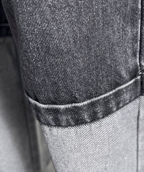 fredy emue（フレディエミュ）の「ロングロールアップデニムパンツ（デニムパンツ・レディース・ネイビー/ブラック・36/38）」の20枚目の写真