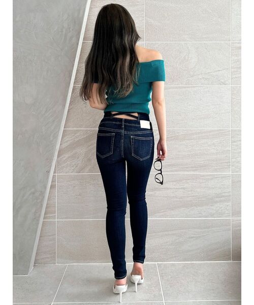 GYDA（ジェイダ）の「ポインテッドミュール（パンプス・レディース・オフホワイト/ブラック・LARGE/MEDIUM/SMALL）」の7枚目の写真