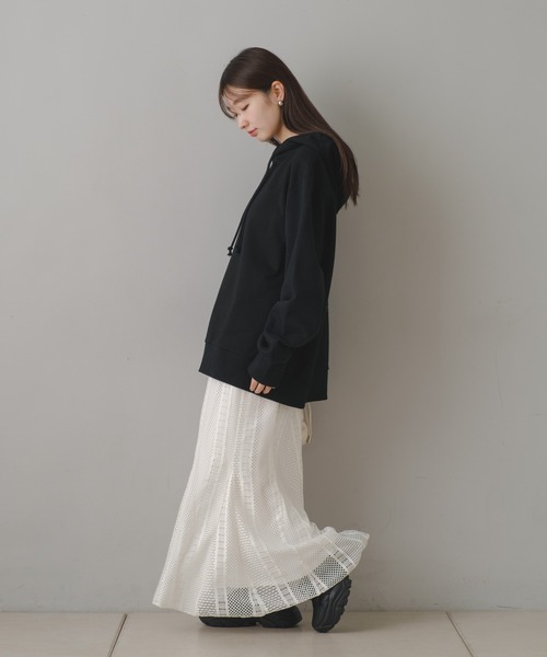 Kastane（カスタネ）の「【M.Lサイズ/ユニセックス】B 8GARDEN ロゴフーディー（パーカー・レディース・ブラック/ホワイト系その他/ブルー/グレー・L/M）」の16枚目の写真