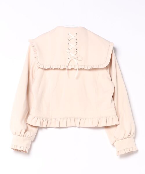 Honey Cinnamon(ハニーシナモン)の「ハートバックルライダース(ライダースジャケット・レディース・ブラック/ピンク・FREE)」の11枚目の写真