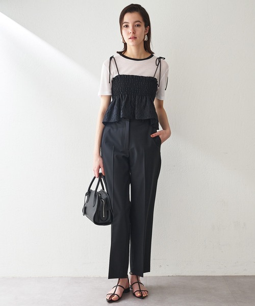 THE PAUSE】ジャガード2WAYビスチェ