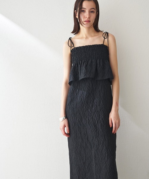 THE PAUSE】ジャガード2WAYビスチェ