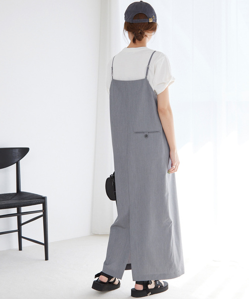 JOURNAL STANDARD relume(ジャーナルスタンダード レリューム)の「《追加》TRストレッチキャミソールワンピース(ワンピース・レディース・グレー/ブラック・FREE)」の13枚目の写真