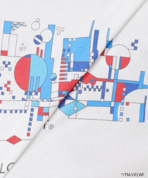 JOURNAL STANDARD relume（ジャーナルスタンダード　レリューム）の「【Frank Lloyd Wright / フランク・ロイド・ライト】 別注Tシャツ（Tシャツ/カットソー・メンズ・ブラック系その他/ブラック×ブラック/ブラック/ホワイト/ホワイト系その他/ブラックミックス・MEDIUM/LARGE）」の16枚目の写真