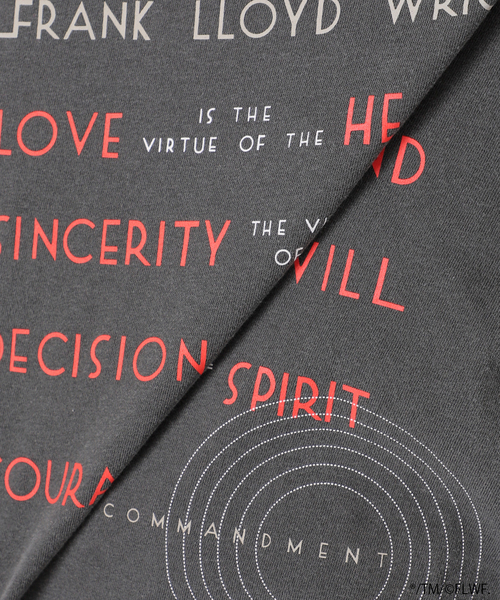 JOURNAL STANDARD relume（ジャーナルスタンダード　レリューム）の「【Frank Lloyd Wright / フランク・ロイド・ライト】 別注Tシャツ（Tシャツ/カットソー・メンズ・ブラック系その他/ブラック×ブラック/ブラック/ホワイト/ホワイト系その他/ブラックミックス・MEDIUM/LARGE）」の14枚目の写真