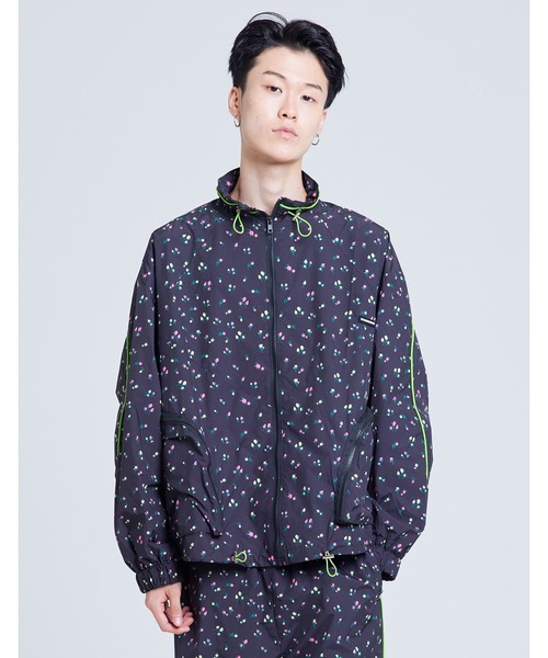 LITTLE SUNNY BITE フローラル ナイロンジャケット 花柄 Little sunny bite（リトルサニーバイト）の「floral nylon jacket