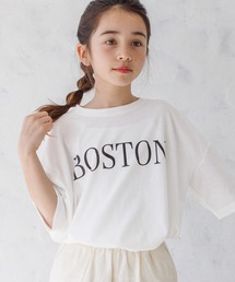 coca(coca) | 【WEB限定セール】キッズ 親子お揃いビッグシルエットプリントTシャツ(Tシャツ/カットソー)