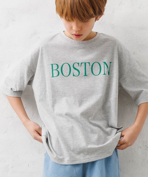 coca(coca)(コカ)の「【WEB限定セール】キッズ 親子お揃いビッグシルエットプリントTシャツ(Tシャツ/カットソー・キッズ・E/D/C/B/A/F・110/140/130/120)」の3枚目の写真