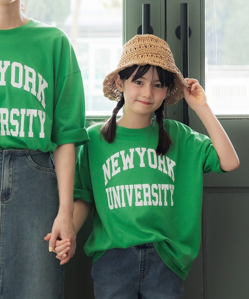 coca(coca)(コカ)の「【WEB限定セール】キッズ 親子お揃いビッグシルエットプリントTシャツ(Tシャツ/カットソー・キッズ・E/D/C/B/A/F・110/140/130/120)」の6枚目の写真