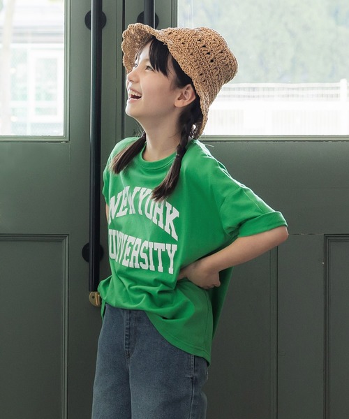 coca(coca)(コカ)の「【WEB限定セール】キッズ 親子お揃いビッグシルエットプリントTシャツ(Tシャツ/カットソー・キッズ・E/D/C/B/A/F・110/140/130/120)」の8枚目の写真