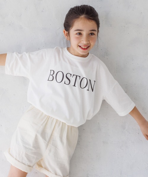 coca(coca)(コカ)の「【WEB限定セール】キッズ 親子お揃いビッグシルエットプリントTシャツ(Tシャツ/カットソー・キッズ・E/D/C/B/A/F・110/140/130/120)」の17枚目の写真