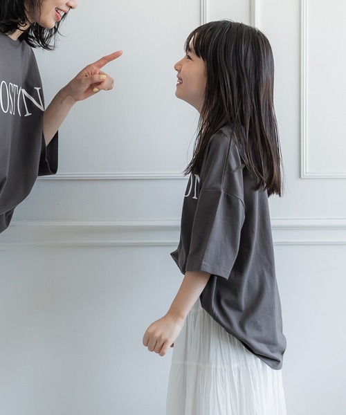 coca(coca)(コカ)の「【WEB限定セール】キッズ 親子お揃いビッグシルエットプリントTシャツ(Tシャツ/カットソー・キッズ・E/D/C/B/A/F・110/140/130/120)」の20枚目の写真