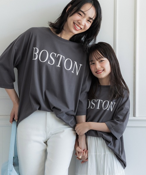coca(coca)(コカ)の「【WEB限定セール】キッズ 親子お揃いビッグシルエットプリントTシャツ(Tシャツ/カットソー・キッズ・E/D/C/B/A/F・110/140/130/120)」の19枚目の写真