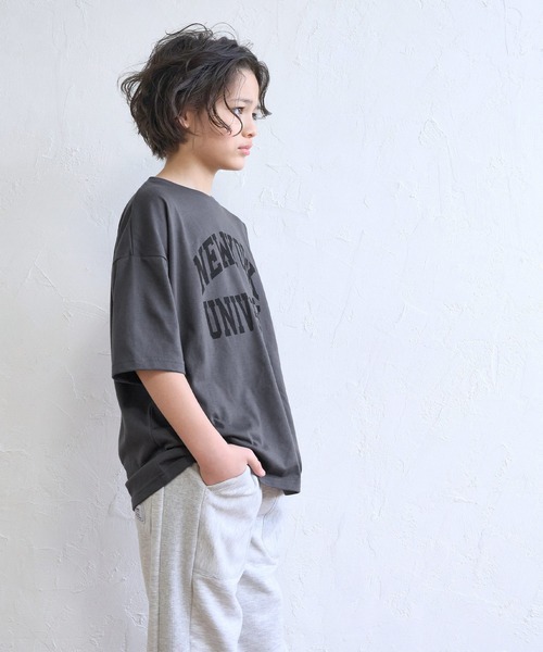 coca(coca)(コカ)の「【WEB限定セール】キッズ 親子お揃いビッグシルエットプリントTシャツ(Tシャツ/カットソー・キッズ・E/D/C/B/A/F・110/140/130/120)」の7枚目の写真