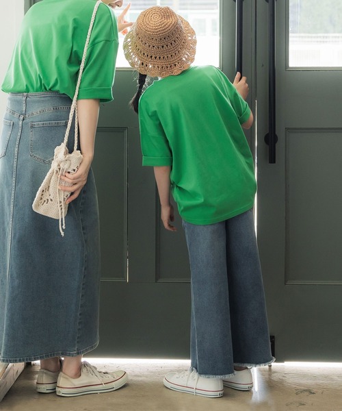 coca(coca)(コカ)の「【WEB限定セール】キッズ 親子お揃いビッグシルエットプリントTシャツ(Tシャツ/カットソー・キッズ・E/D/C/B/A/F・110/140/130/120)」の9枚目の写真