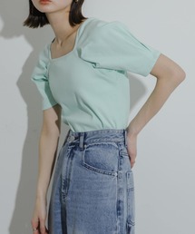 HEYUMM | タックボリュームスリーブカットソー(Tシャツ/カットソー)