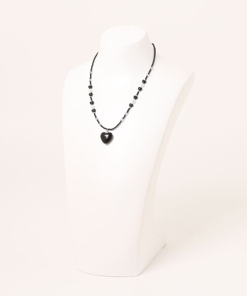 LOWRYS FARM(ローリーズファーム)の「ビーズハートネックレス 111648(ネックレス・レディース・その他/ブラック・FREE)」の13枚目の写真