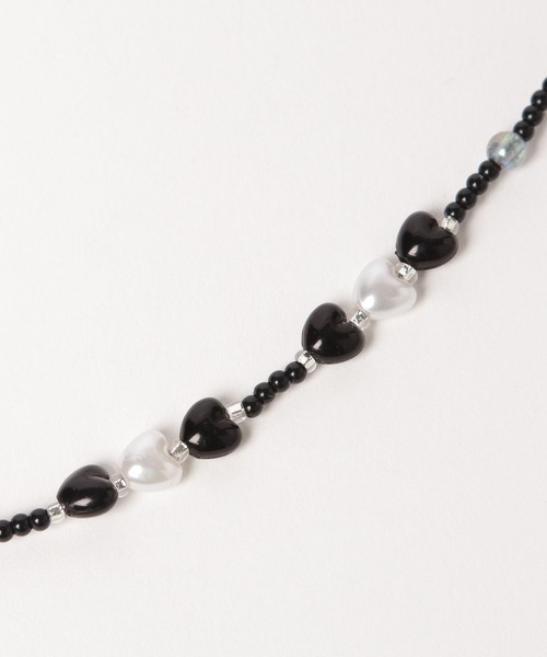 LOWRYS FARM(ローリーズファーム)の「ビーズハートネックレス 111648(ネックレス・レディース・その他/ブラック・FREE)」の10枚目の写真