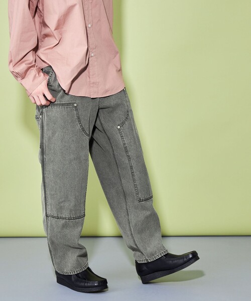 CITEN（シテン）の「＜CITEN＞ダブルニー ペインター デニム パンツ