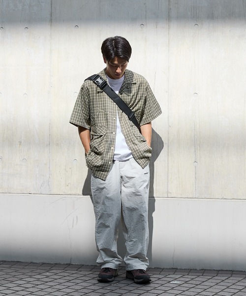 セール】【ZOZO限定】FISHING OPEN COLLAR SHIRTS S/S