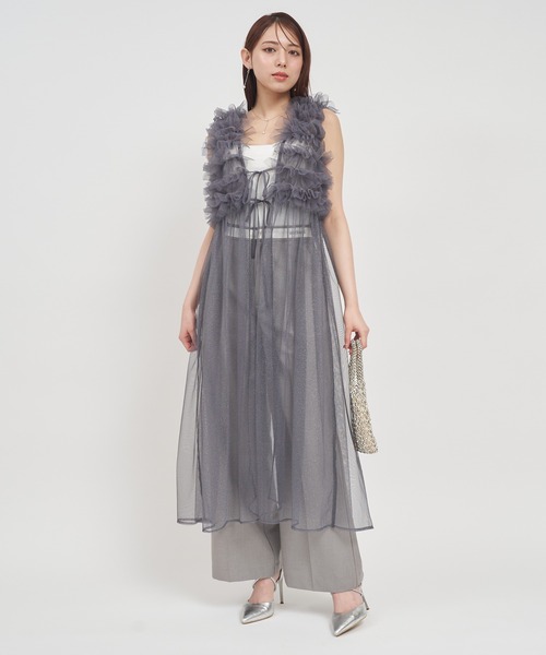 ROYAL PARTY（ロイヤルパーティー）の「チュールジレ（カーディガン 