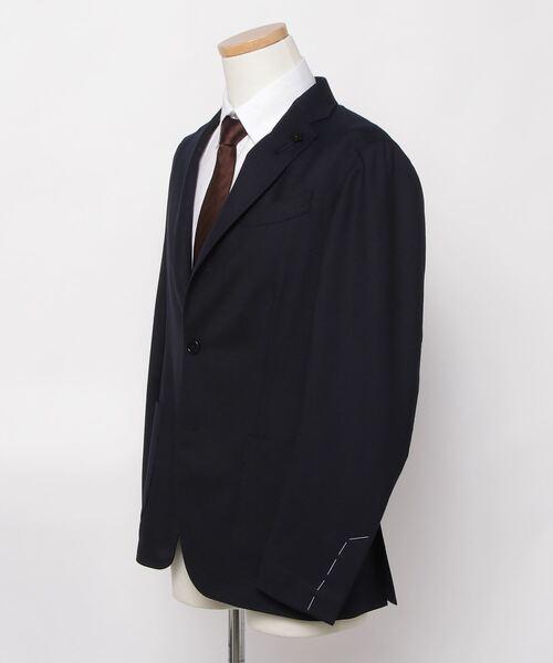 LARDINI（ラルディーニ）の「LARDINI / ラルディーニ：SUITSEASYWEAR：3216-8031AQ702[MUS]（スーツセット・メンズ・ネイビー・52/50/48/46）」の8枚目の写真