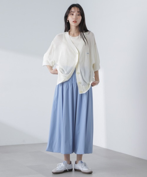 PENNEYS(ぺニーズ)の「PENNEYS/PENNEYS別注TheFOXシアーカーディガン(カーディガン/ボレロ・レディース・ブラック/アイボリー/グリーン・FREE)」の15枚目の写真