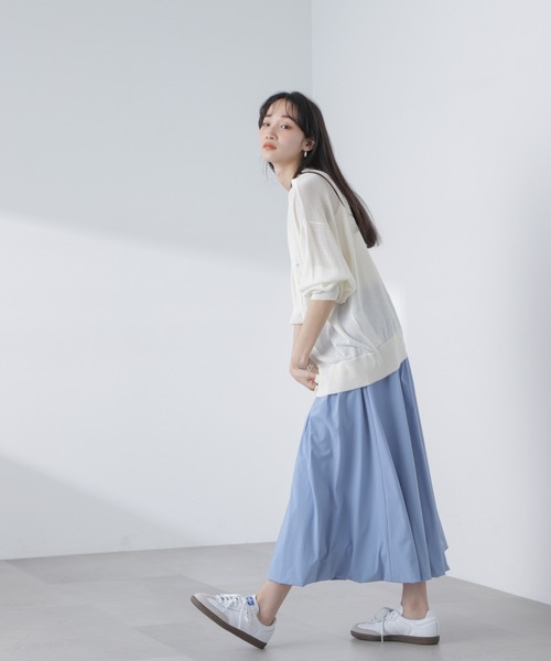 PENNEYS(ぺニーズ)の「PENNEYS/PENNEYS別注TheFOXシアーカーディガン(カーディガン/ボレロ・レディース・ブラック/アイボリー/グリーン・FREE)」の16枚目の写真