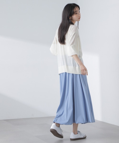 PENNEYS(ぺニーズ)の「PENNEYS/PENNEYS別注TheFOXシアーカーディガン(カーディガン/ボレロ・レディース・ブラック/アイボリー/グリーン・FREE)」の17枚目の写真