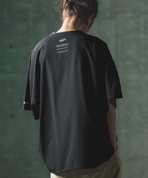 mt8999- Mesh fabric oversized T-shirt Tシャツ