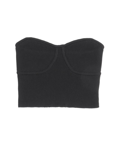 EVRIS（エヴリス）の「【ZOZO限定】ニットビスチェ（チューブトップ・レディース・ブラック/グレー/ピンク/ブルー・FREE）」の16枚目の写真