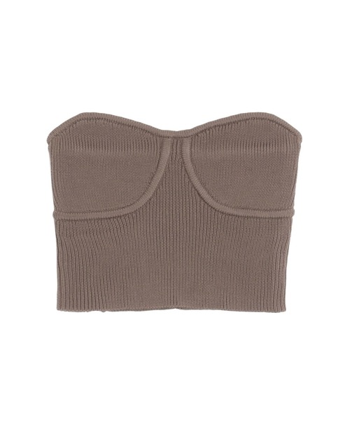 EVRIS（エヴリス）の「【ZOZO限定】ニットビスチェ（チューブトップ・レディース・ブラック/グレー/ピンク/ブルー・FREE）」の17枚目の写真
