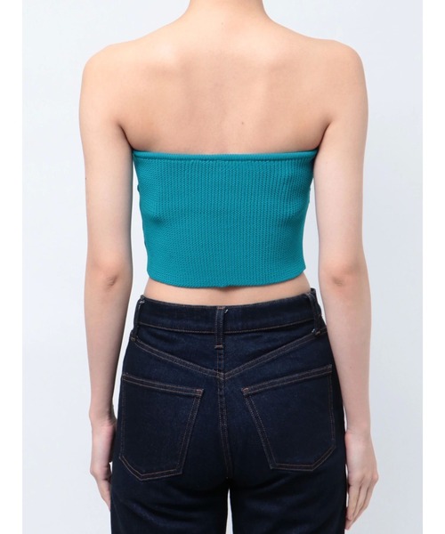 EVRIS（エヴリス）の「【ZOZO限定】ニットビスチェ（チューブトップ・レディース・ブラック/グレー/ピンク/ブルー・FREE）」の9枚目の写真