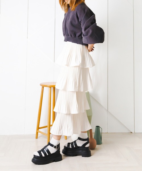 attagirl(アタガール)の「厚底グルカサンダル(サンダル・レディース・ベージュ/ブラック/ホワイト・S/M/L/LL)」の14枚目の写真