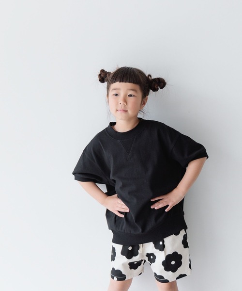 LOWRYS FARM(ローリーズファーム)の「フロッキープリントTシャツSS 118836(Tシャツ/カットソー・キッズ・ブラック/パープル/グリーン・110cm/120cm/130cm/140cm/150cm)」の13枚目の写真