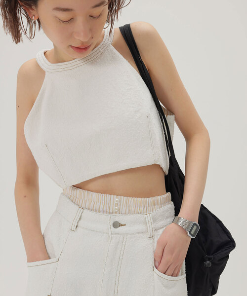 SLOBE citron.（スローブシトロン）の「SLOBE citron.Funny DENIMブラウス（シャツ/ブラウス・レディース・ブルー系その他/ホワイト・FREE）」の11枚目の写真