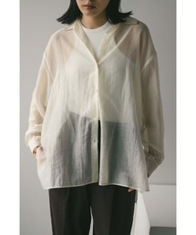 STYLEMIXER | スリットスリーブシアーシャツ(シャツ/ブラウス)