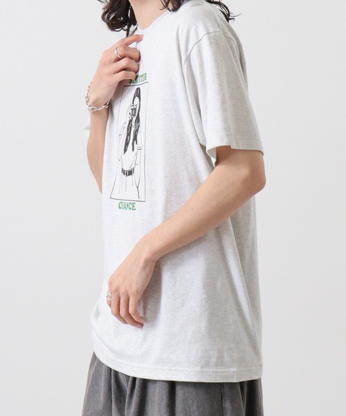 RGY(アールジーワイ)の「RGY SHUTTER CHANCE デザインプリントTシャツ 半袖(Tシャツ/カットソー・メンズ・ホワイト/オートミール・L/M)」の10枚目の写真