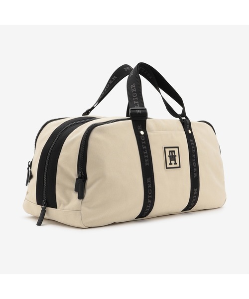 TOMMY HILFIGER（トミーヒルフィガー）の「スポーツラグジュアリーダッフルバッグ（ボストンバッグ・レディース・ベージュ・FREE）」の7枚目の写真
