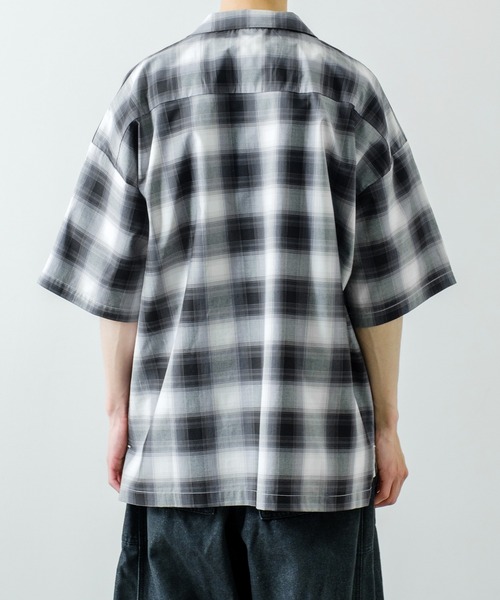 improves（インプローブス）の「半袖 オンブレ チェックシャツ（シャツ/ブラウス・メンズ・ネイビー/ブラウン/ブラック・LARGE/X-LARGE/MEDIUM）」の14枚目の写真