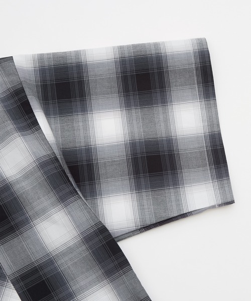 improves（インプローブス）の「半袖 オンブレ チェックシャツ（シャツ/ブラウス・メンズ・ネイビー/ブラウン/ブラック・LARGE/X-LARGE/MEDIUM）」の5枚目の写真